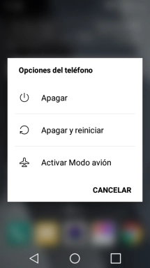 Pulsa Activar Modo avión para activar la función.
