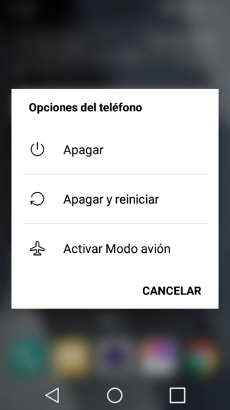 Pulsa Activar Modo avión para activar la función.