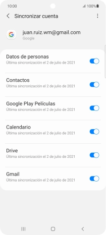 Pulsa la tecla de inicio para terminar y regresar a la pantalla de inicio.