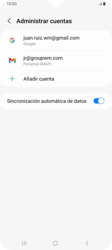Pulsa el indicador junto a 