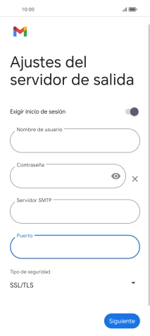 Pulsa Siguiente.