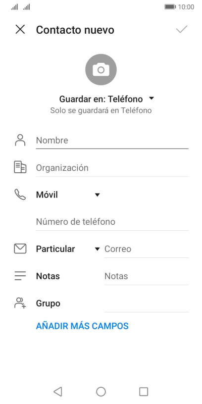 Pulsa la lista desplegable de la guía.