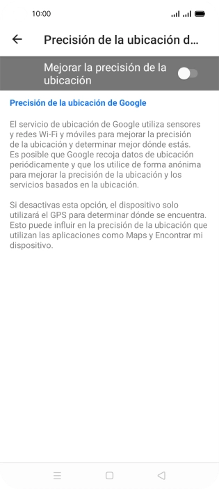 Si pulsas el indicador junto a 