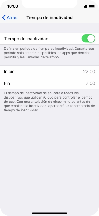 Pulsa la flecha hacia la izquierda.
