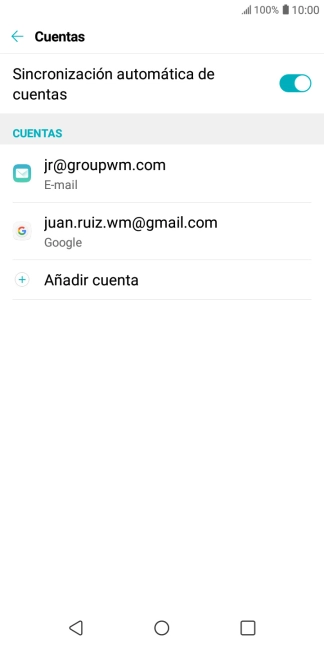 Pulsa la tecla de inicio para terminar y regresar a la pantalla de inicio.