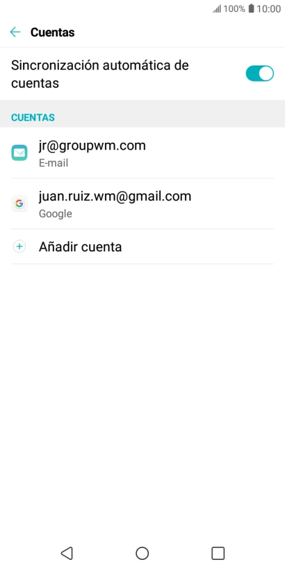 Pulsa la tecla de inicio para terminar y regresar a la pantalla de inicio.