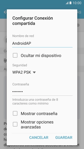 Pulsa en el campo bajo 