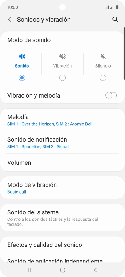 Pulsa Melodía.