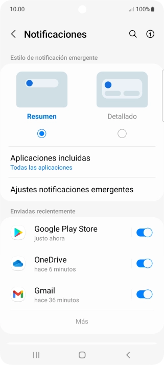 Pulsa Más.