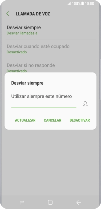 Pulsa DESACTIVAR.