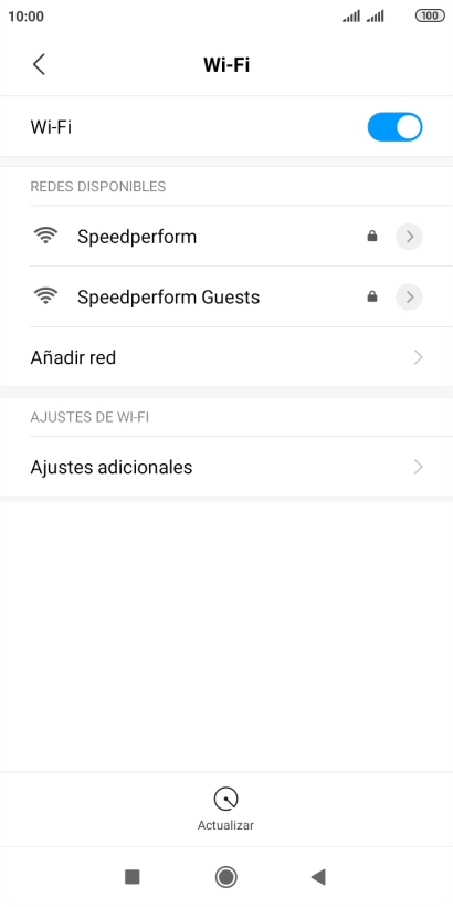 Pulsa Ajustes adicionales.