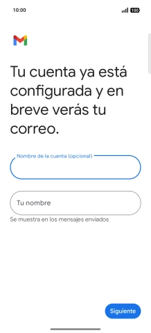 Pulsa Tu nombre e introduce el nombre del remitente.