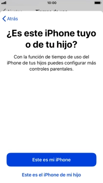 Pulsa Este es mi iPhone.