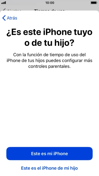 Pulsa Este es mi iPhone.