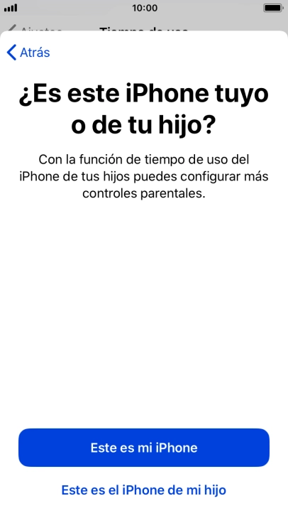 Pulsa Este es mi iPhone.