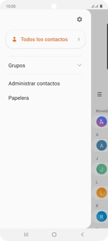 Pulsa Administrar contactos.