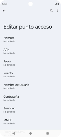 Pulsa Nombre.