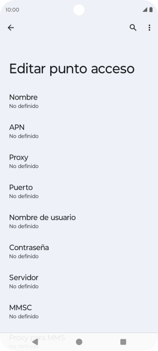 Pulsa Nombre.