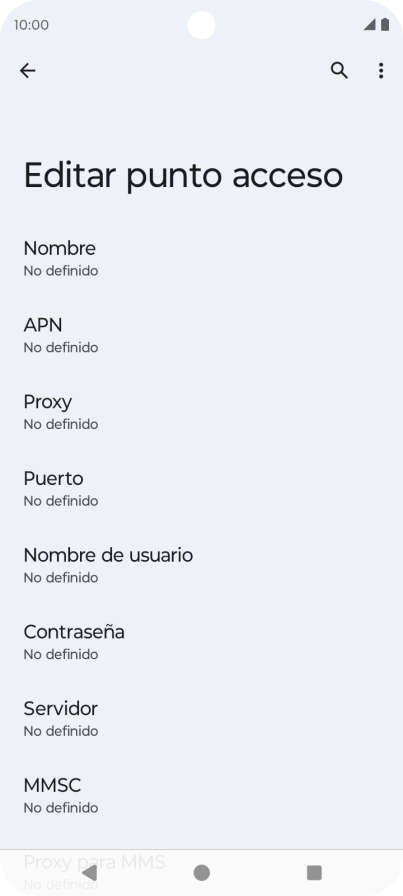 Pulsa Nombre.