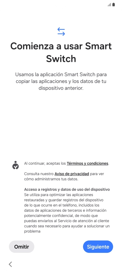 Pulsa Siguiente.