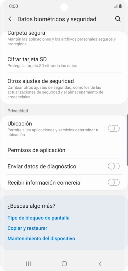 Pulsa Ubicación.