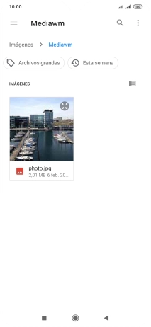 Pulsa el archivo deseado.