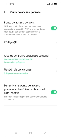 Pulsa la tecla de inicio para terminar y regresar a la pantalla de inicio.
