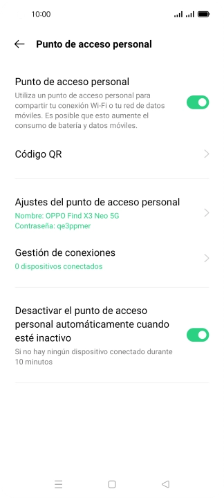 Pulsa la tecla de inicio para terminar y regresar a la pantalla de inicio.