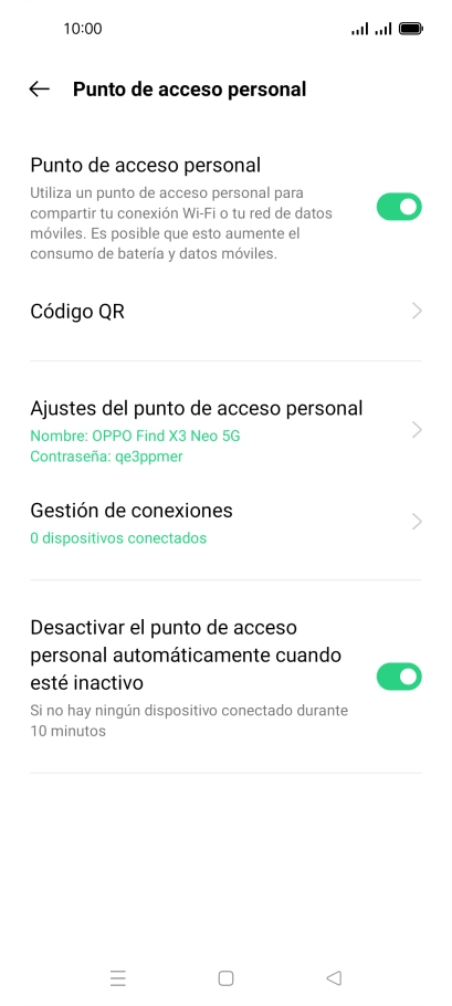 Pulsa la tecla de inicio para terminar y regresar a la pantalla de inicio.
