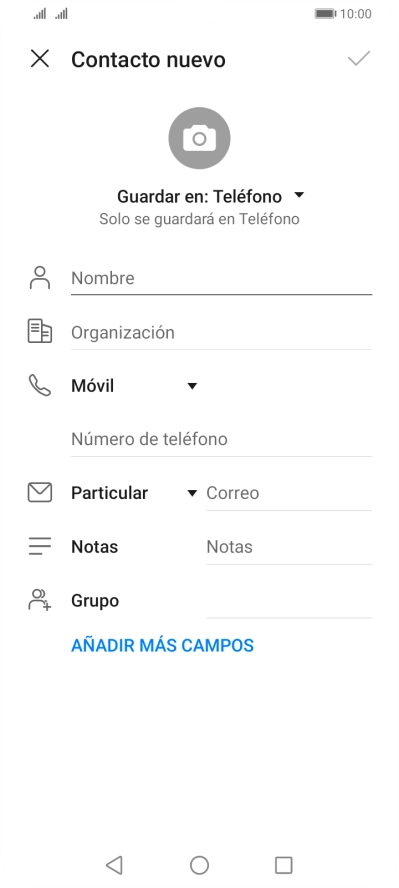 Pulsa la lista desplegable de la guía.