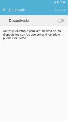 Pulsa el indicador para activar la función.