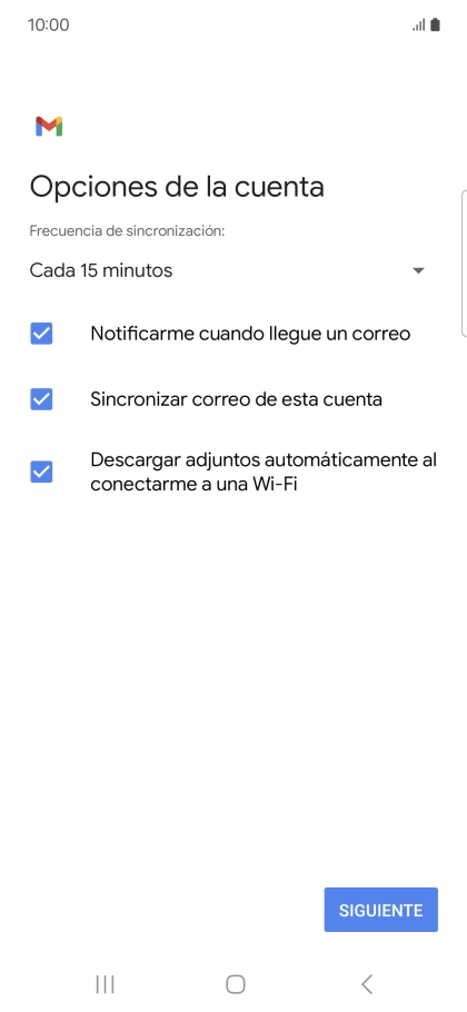 Pulsa la lista desplegable bajo 