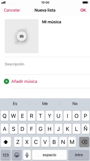 Pulsa Añadir música.
