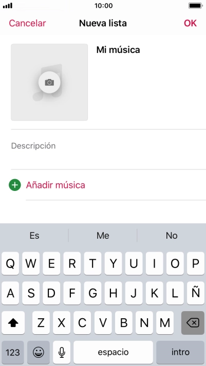 Pulsa Añadir música.