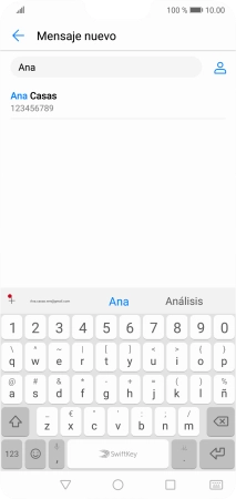 Pulsa el contacto deseado.