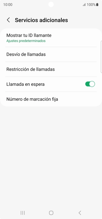 Pulsa Desvío de llamadas.