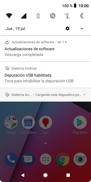 Pulsa Sistema Android.
