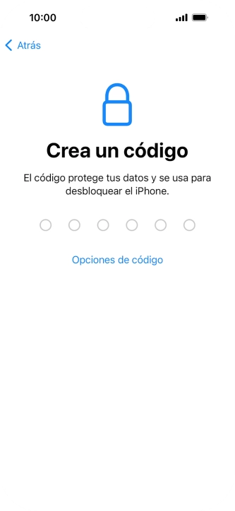 Pulsa Opciones de código.