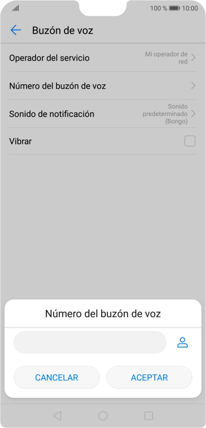 Introduce 22177 y pulsa ACEPTAR.