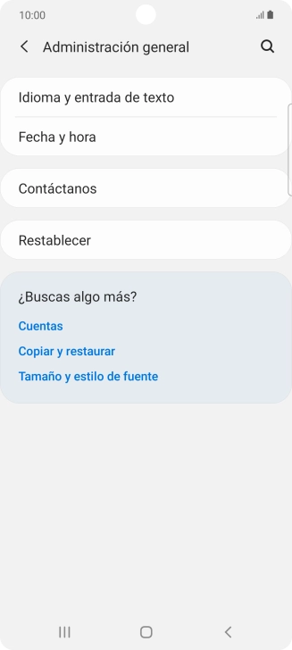 Pulsa Fecha y hora.