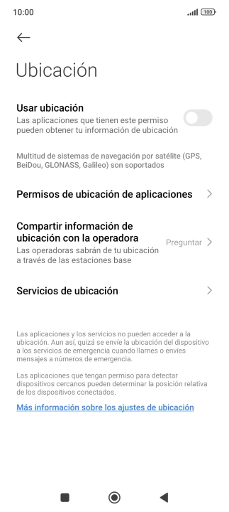 Pulsa el indicador junto a 