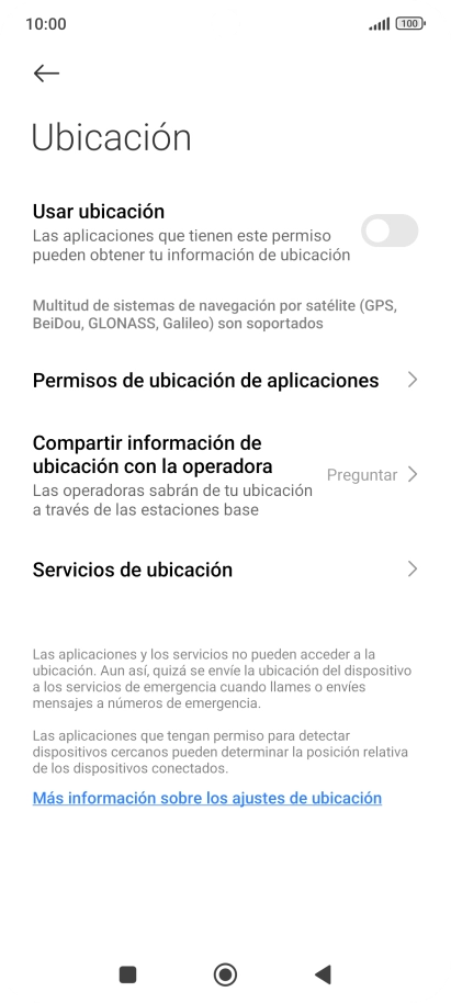 Pulsa el indicador junto a 