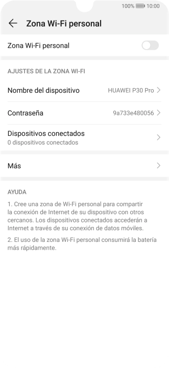 Pulsa Nombre del dispositivo.