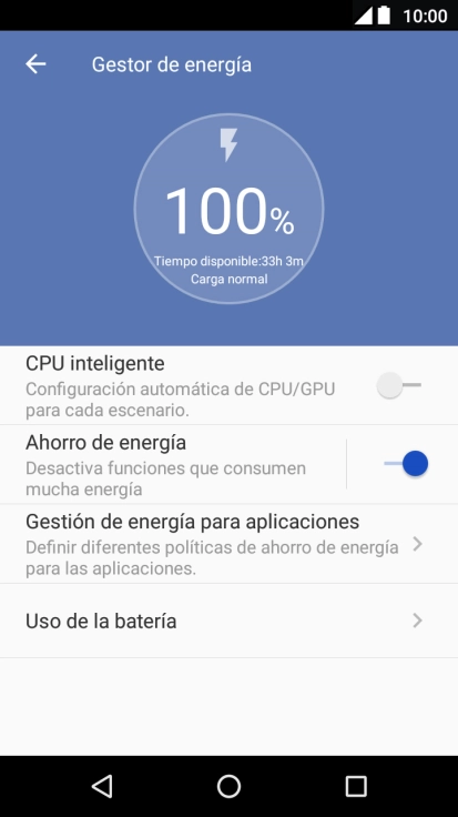 Pulsa la tecla de inicio para terminar y regresar a la pantalla de inicio.
