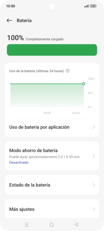 Pulsa Modo ahorro de batería.