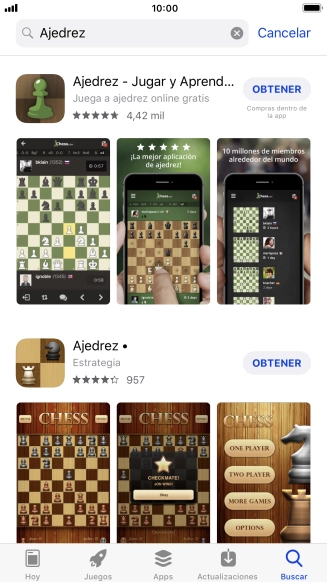 Pulsa la app deseada.