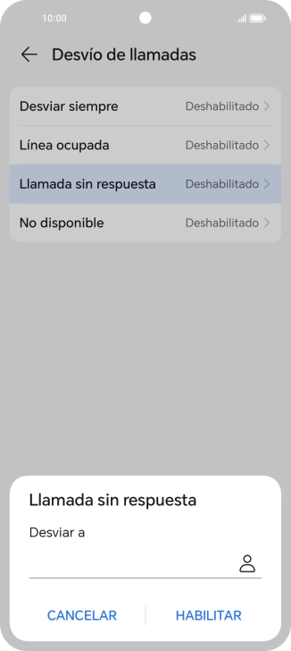 Introduce +34600132000 y pulsa HABILITAR.