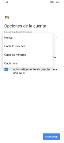 Pulsa el ajuste deseado.
