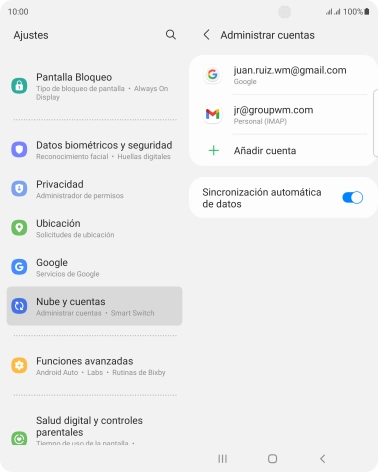 Pulsa la tecla de inicio para terminar y regresar a la pantalla de inicio.