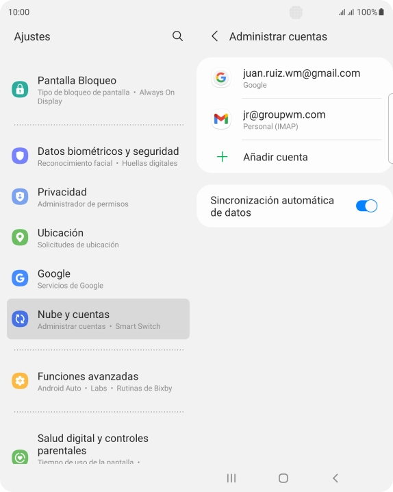 Pulsa la tecla de inicio para terminar y regresar a la pantalla de inicio.